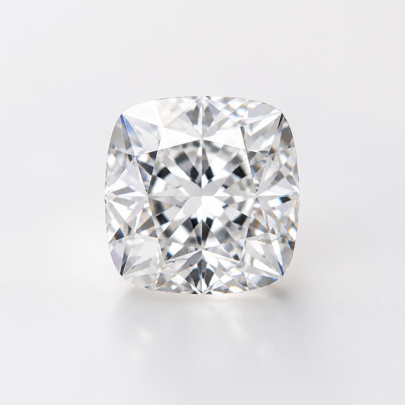 Cushion cut laboratory-grown diamond