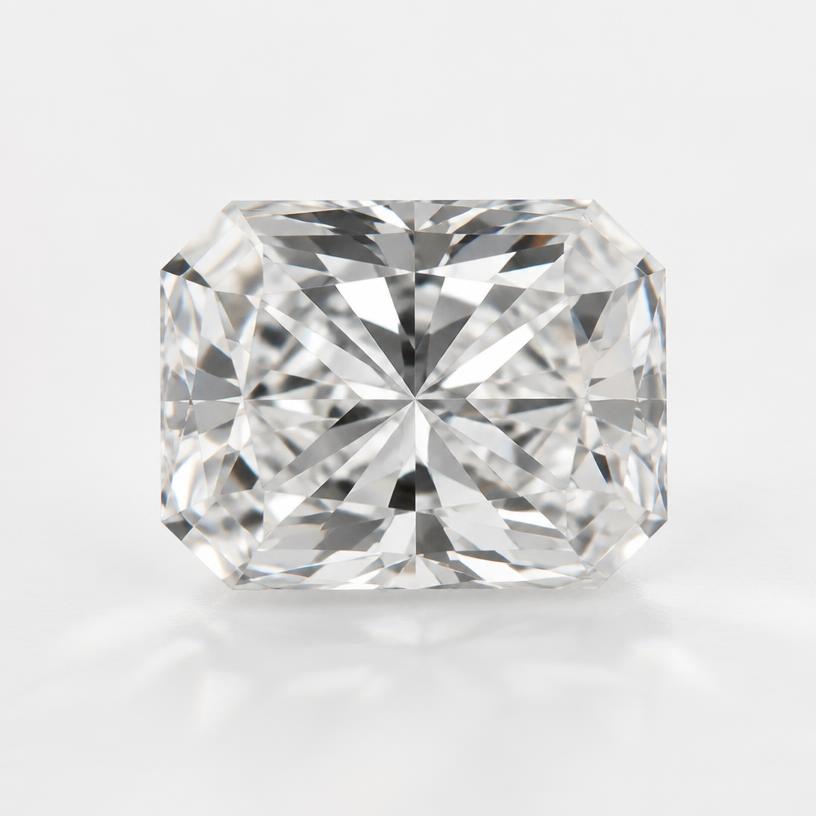 Radiant cut laboratory-grown diamond